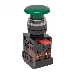 Кнопка зеленая AEA-22 Гриб NO+NC EKF pbn-aea-g
