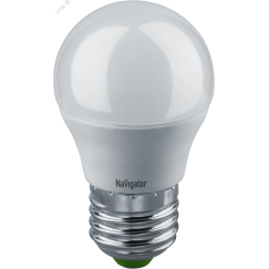 Лампа светодиодная LED 7вт Е27 диммируемая теплый шар Navigator Group 94377