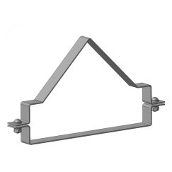 Зажим крышки поясного типа ЗКПТ-СЗ 200х50 УХЛ1, оцинкованный лист(толщина покрытия 10 -18мкм), S1,5 Завод ЭМИ Курган П0000015892