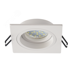 Светильник встраиваемый алюминиевый KL85 WH MR16/GU5.3 белый ЭРА Б0054348