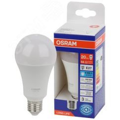 Лампа светодиодная LED 20Вт Е27 6500К 2452Лм груша 220В (замена 250Вт) OSRAM LEDVANCE 4099854185489