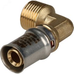 Угольник ВН 1/2'х16 переходной, для металлопластиковых труб прессовой STOUT SFP-0011-001216