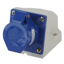 Розетка стационарная наружная 113 2Р+РЕ 16А 220В IP44 (10/60/960) R(OUT)-16-2P-PE-IP44 ЭРА Б0032874
