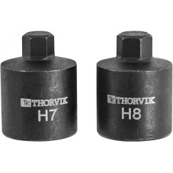Набор насадок торцевых для обслуживания тормозных механизмов 3/8''DR, Н7, Н8, 2 предмета Thorvik ASBS78