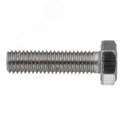 Болт DIN 933 М10х50 8.8 ZN шестигранная головка   полная резьба класс прочности 8.8 покрытие цинк РФ A02001005033123