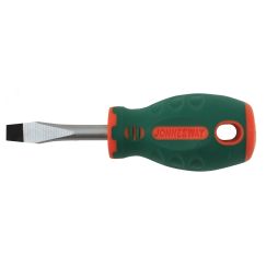 Отвертка стержневая шлицевая ANTI-SLIP GRIP, SL5.5х38 мм Jonnesway D71S538
