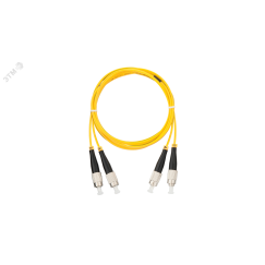 Шнур оптический соединительный SM 9/125 OS2 FC/UPC-FC/UPC двойной LSZH NIKOMAX/NIKOLAN NMF-PC2S2C2-FCU-FCU-001