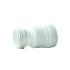 Труба для унитаза гофрированная L 250-460 мм D110 мм VIRPlast 70984966