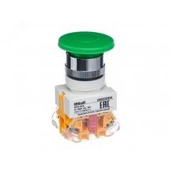 Кнопка зеленая AEA-22 Гриб 220В ВK-22 SE (Dekraft) 25023DEK