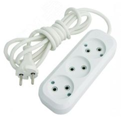 Удлинитель 3x2 м без заземления Makel MGP122