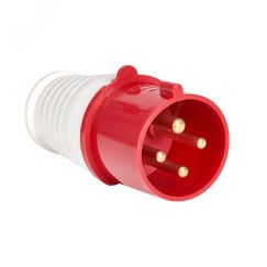 Вилка кабельная 32А 3Р+Е IP44 переносная 380В EKF ps-024-32-380