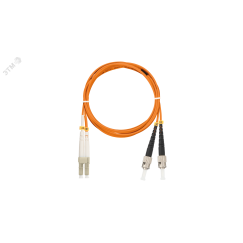 Шнур оптический переходной мм 50/125 OM2 LC/UPC-ST/UPC двойной LSZH 2мм NIKOMAX/NIKOLAN NMF-PC2M2C2-LCU-STU-003