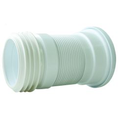 Труба для унитаза гофрированная армированная L 200-350 мм D110 мм VIRPlast 70984968