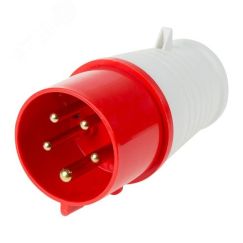 Вилка 025 переносная 3Р+РЕ+N 32А 380В IP44, REXANT REXANT 11-8905