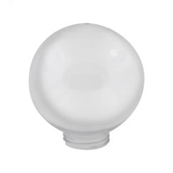 Рассеиватель в форме шара для садово-парковых светильников. Диаметр - 200мм. Типсоединения с крепежным элементом - резьбовой. Материал - САН-пластик.  Uniel 08074