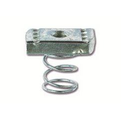 Гайка для подвешивания профиля (с удлиненной пружиной) М8х40, нерж. сталь А4