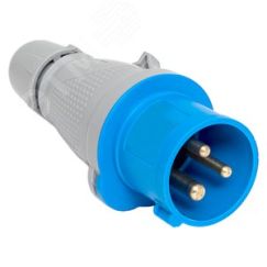 Вилка переносная 013 2Р+РЕ 16А 220В IP44 EKF PROXIMA EKF ps-013-16-220-PRO