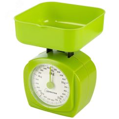 Весы кухонные механические HS-3005М до 5 кг, цвет зеленый HomeStar 004905