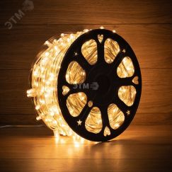 Гирлянда LED клип-лайт 12 V, прозрачный ПВХ, 150 мм, диодов тёплый белый Neon-Night 325-156