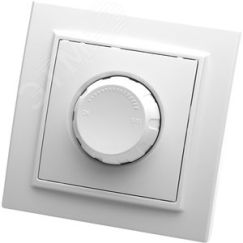 Выключатель диммирующий, 220V, 600W, серия Эрна, белый, STEKKER PSW10-9006-01