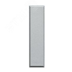 Axolute Заглушка 1/2 модуля алюминий LEGRAND HC4949
