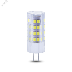 Лампа светодиодная LED 4 Вт 400 лм 4100К DC12В G4 капсула нейтральный Низковольтная Elementary Gauss Gauss 10724