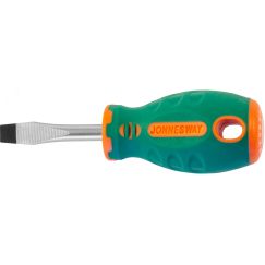 Отвертка стержневая шлицевая ANTI-SLIP GRIP, SL6.5х38 мм Jonnesway D71S638