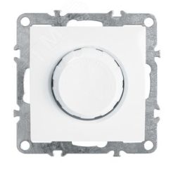 Выключатель диммирующий (механизм), 250В, 600W, серия Эрна, белый, Stekker STEKKER PSW10-9106-01 39313