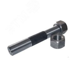 Шпилька M18-6gх100.88.35 ГОСТ 22042-76 с 2мя      гайками М18-6Н ГОСТ 5915-70 ПартнерК ШМ18Х1008835/2ГМ18
