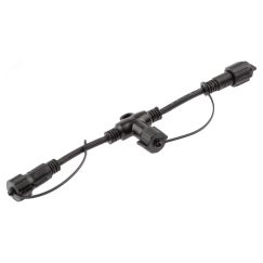 Коннектор ERAPS-C для гирлянд Т-образный IP65 каучук черный ЭРА Б0051884