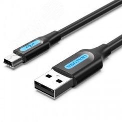 Кабель USB 2.0 AM на mini B 5pin, 2 м. Vention COMBH