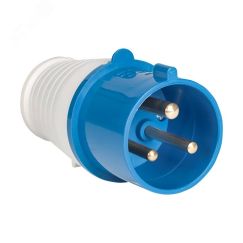 Вилка кабельная 32А 2Р+Е IP44 переносная 220В EKF ps-023-32-220