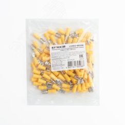 Наконечник плоский Изолированный (мама) РпИм 6-250, STEKKER, (100 шт) STEKKER LD402-60250
