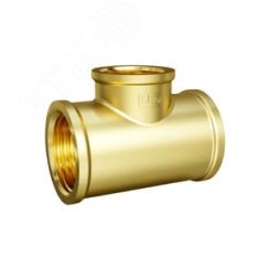 Тройник переходной 1'ВР х 1/2'ВР х 1'ВР латунь никель LD Pride LD.67.523.25x15x25