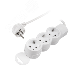 Удлинитель бытовой ФАZА FG-03-300 (3 х 3,0) с заземлением, 10А JazzWay 5051645