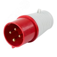 Вилка 024 переносная 3Р+РЕ 32А 380В IP44, REXANT REXANT 11-8904