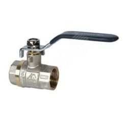 Кран шаровой ВВ 1/2 ручка никелированный AQUALINK 01143