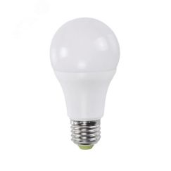 Лампа светодиодная диммируемая LED 12Вт E27 теплый белый матовая груша JazzWay 2855879