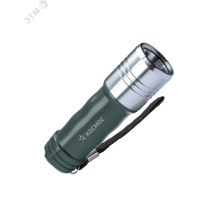 Фонарь ручной 3Вт LED/3xAAА/корпус алюминий, PC-ABS/ремешок ручной, КОСМОС КОСМОС KOS110B