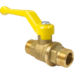 Кран шаровой для газа 11Б27фтМ 1/2' НН ручка рычаг VALFEX VF.270.LR3.012