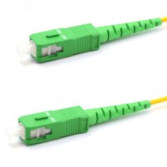 Патч-корд оптический соединительный SM 9/125 OS2 SC/APC-SC/APC S LSZH 2м, REXANT 50-2023