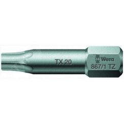 Бита торсионная 867/1 TZ TORX вязкая твердость хвостовик 1/4 C 6.3 TX 20 x 25 мм WERA WE-066310