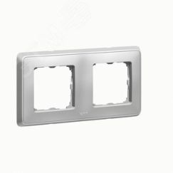 Cariva Рамка 2 поста алюминий LEGRAND 695974