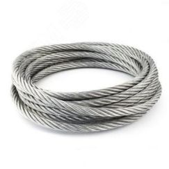 Канат стальной 6,0-Оц-zS-Н-Р-1770/180 6х19W-IWRC  А1 DIN EN 12385-4 оцинкованный Мечел-Сервис 6(6X19W-IWRC)