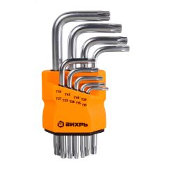 Набор ключей имбусовых Torx , 9 , T10-T50 Вихрь 73/6/5/12