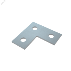 Соединительная пластина L-образная (3 отверстия) КМ-профиль LO11755