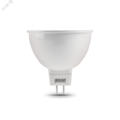 Лампа светодиодная LED 9 Вт 640 лм 3000К AC180-240В GU5.3 софит MR16 теплая Elementary Gauss 13519
