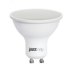 Лампа светодиодная LED 8Вт GU10 3000K диммируемя  Jazzway JazzWay 5035898