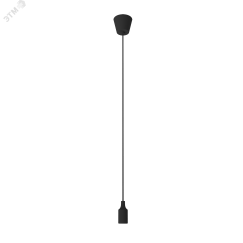 Светильник подвесной под лампу E27 1х60 Вт 200-240В IP20 1000х40 мм Черный Decor Gauss Gauss PL011