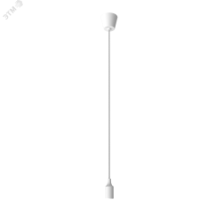 Светильник подвесной под лампу E27 1х60 Вт 200-240В IP20 1000х40 мм Белый Decor Gauss Gauss PL012